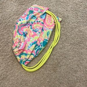 Lilly Pulitzer draw string bag